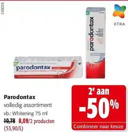 Colruyt Parodontax Whitening 75 ml aanbieding