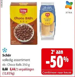 Colruyt Schär Choco Balls 250 g aanbieding