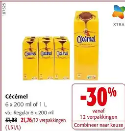 Colruyt Cécémel Regular 6 x 200 ml aanbieding