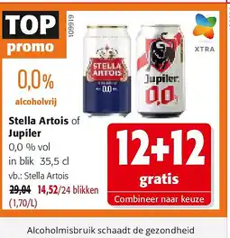 Colruyt Stella Artois aanbieding