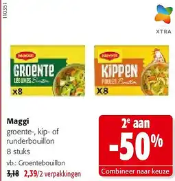 Colruyt Maggi Groentebouillon aanbieding