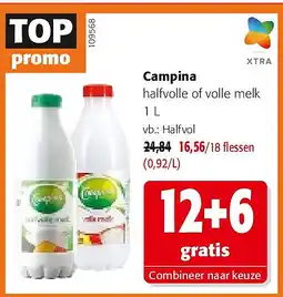 Colruyt Campina Halfvol aanbieding