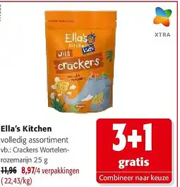 Colruyt Ella’s Kitchen Crackers Wortelenrozemarijn 25 g aanbieding