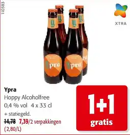 Colruyt Ypra Hoppy Alcoholfree 0,4 % vol 4 x 33 cl aanbieding