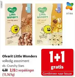 Colruyt Olvarit Little Wonders Crunchy Stars aanbieding