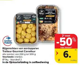 Carrefour Bijgerechten van aardappelen Traiteur Gourmet Carrefour aanbieding