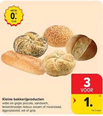 Carrefour Kleine bakkerijproducten aanbieding