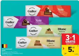 Carrefour Chocoladerepen Galler aanbieding
