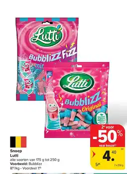 Carrefour Snoep Lutti aanbieding