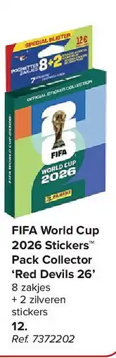 Carrefour FIFA World Cup 2026 Stickers Pack Collector ‘Red Devils 26’ aanbieding