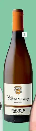 Carrefour Frankrijk Bourgogne Naudin Père & Fils Chardonnay aanbieding