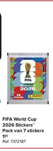 Carrefour FIFA World Cup 2026 Stickers Pack van 7 stickers aanbieding