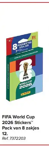 Carrefour FIFA World Cup 2026 Stickers Pack van 8 zakjes aanbieding