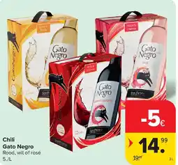 Carrefour Chili Gato Negro aanbieding