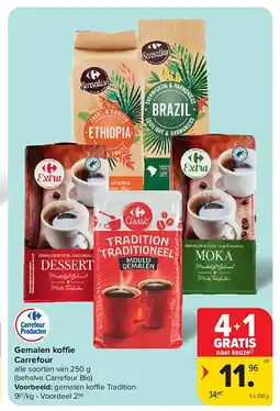 Carrefour Gemalen koffie Carrefour aanbieding