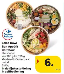 Carrefour Salad Bowl Bon Appétit Carrefour aanbieding