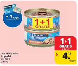 Carrefour Set wilde zalm Imperial aanbieding