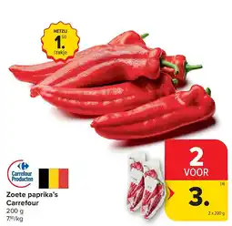 Carrefour Zoete paprika’s Carrefour aanbieding