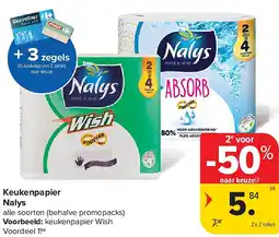 Carrefour Keukenpapier Nalys aanbieding