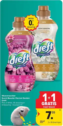 Carrefour Wasverzachter Scent Booster Eternal Garden Dreft aanbieding