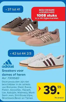 Carrefour Sneakers voor dames of heren aanbieding