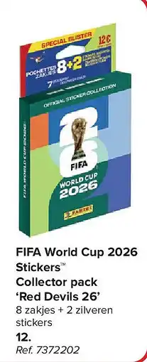 Carrefour FIFA World Cup 2026 Stickers Collector pack ‘Red Devils 26’ aanbieding