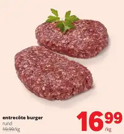 Spar entrecôte burger aanbieding