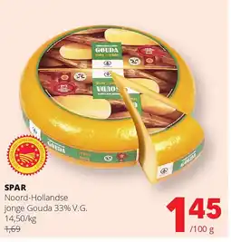 Spar SPAR Noord-Hollandse jonge Gouda 33% V.G aanbieding