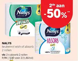 Spar NALYS absorb 2 rollen aanbieding