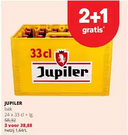 Spar JUPILER bak 24 x 33 cl + lg aanbieding