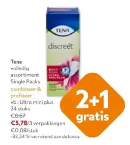 OKay Tena Ultra mini plus 24 stuks aanbieding