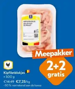 OKay Kipfiletblokjes + 500 g aanbieding