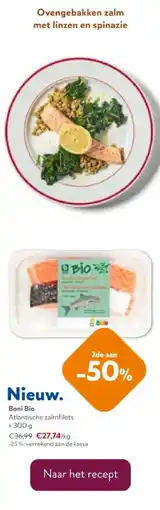 OKay Boni Bio Atlantische zalmfilets + 300 g aanbieding
