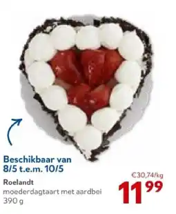 OKay Roelandt moederdagtaart met aardbei 390 g aanbieding