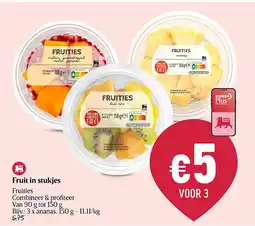 Delhaize Fruit in stukjes aanbieding
