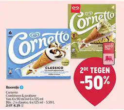 Delhaize Roomijs aanbieding