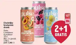 Delhaize Eiwitrijke bruisende drank aanbieding
