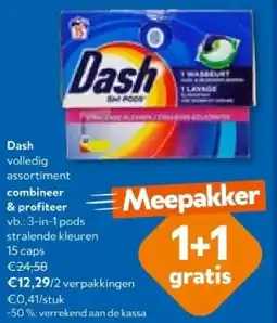 OKay Dash 3-in-1 pods stralende kleuren 15 caps aanbieding