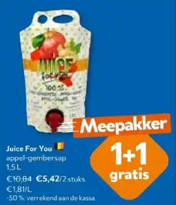 OKay Juice For You appel-gembersap 1,5L aanbieding