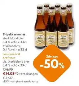 OKay Tripel Karmeliet sterk blond bier 8,4% vol 6 x 33 cl aanbieding