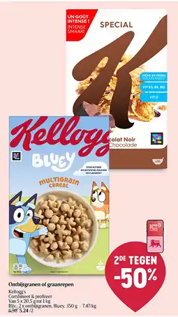 Delhaize Ontbijtgranen of graanrepen aanbieding