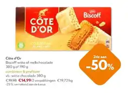 OKay Côte d'Or witte chocolade 380 g aanbieding