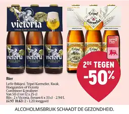 Delhaize Bier aanbieding