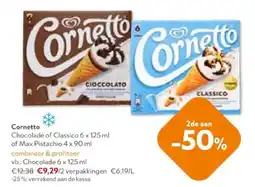 OKay Cornetto Chocolade 6 x 125 ml aanbieding