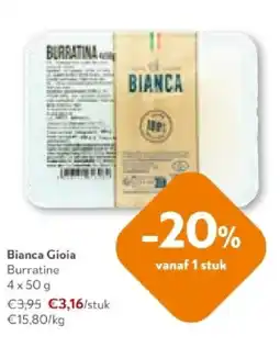OKay Bianca Gioia Burratine 4x 50 g aanbieding