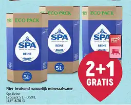Delhaize Niet-bruisend natuurlijk mineraalwater aanbieding