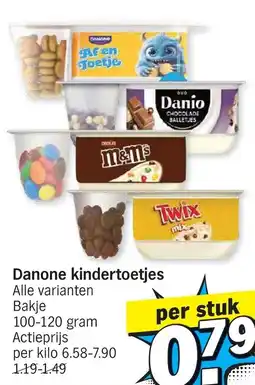 Albert Heijn Danone kindertoetjes aanbieding