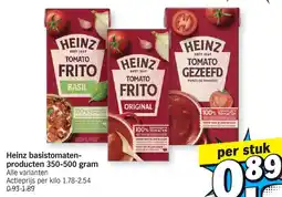 Albert Heijn Heinz basis tomatenproducten aanbieding