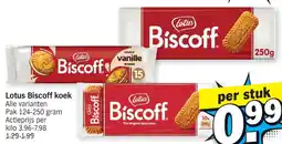Albert Heijn Lotus Biscoff koek aanbieding
