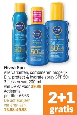 Albert Heijn Nivea Sun aanbieding